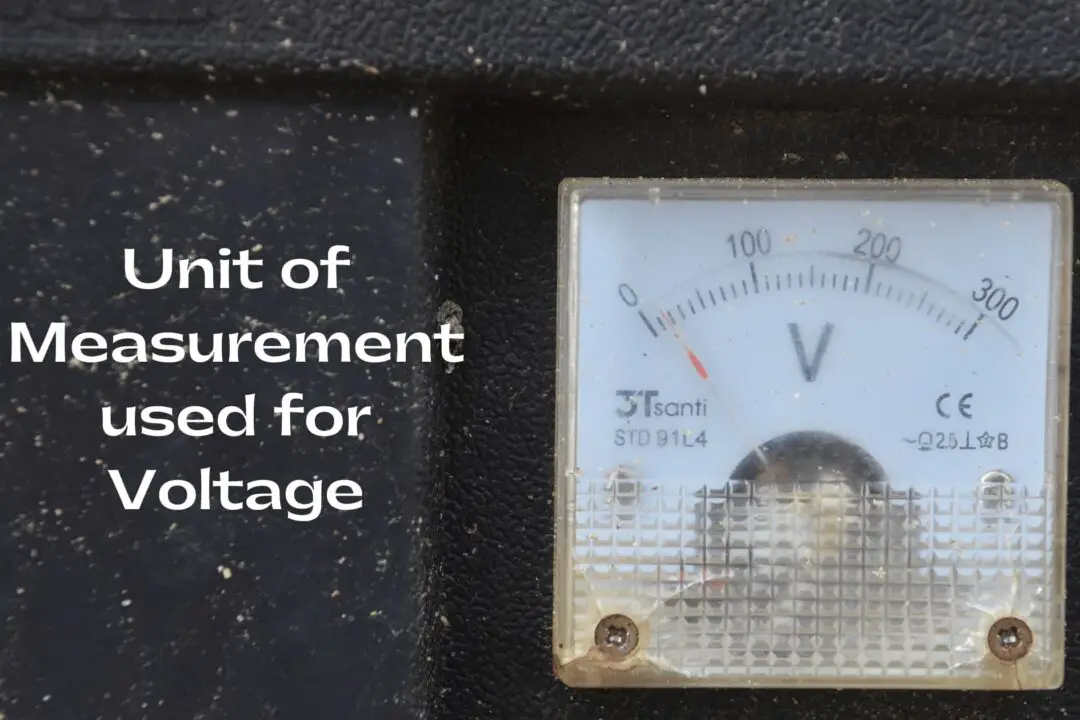 unit-of-measurement-used-for-voltage