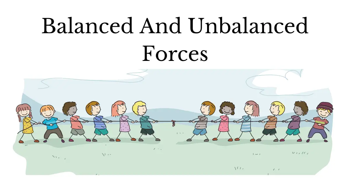What Are Balanced And Unbalanced Forces PhysicsGoEasy