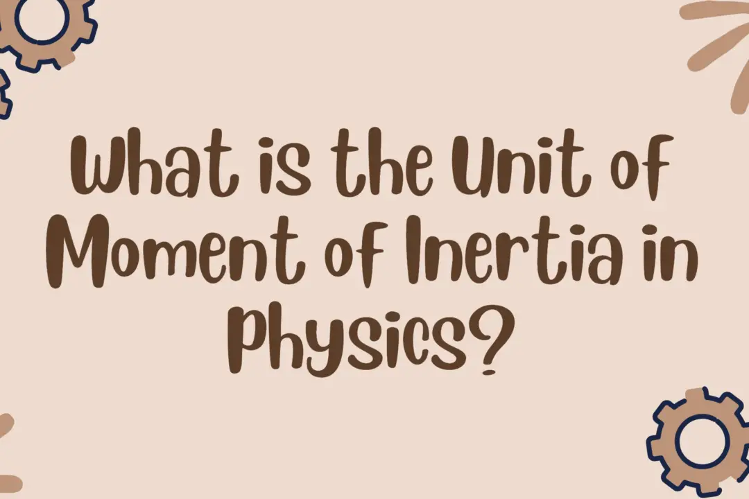 moment of inertia unit