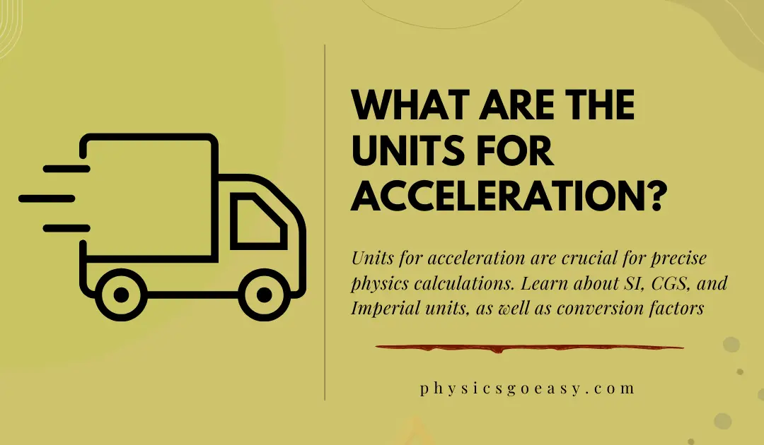 units-for-acceleration