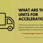 units-for-acceleration