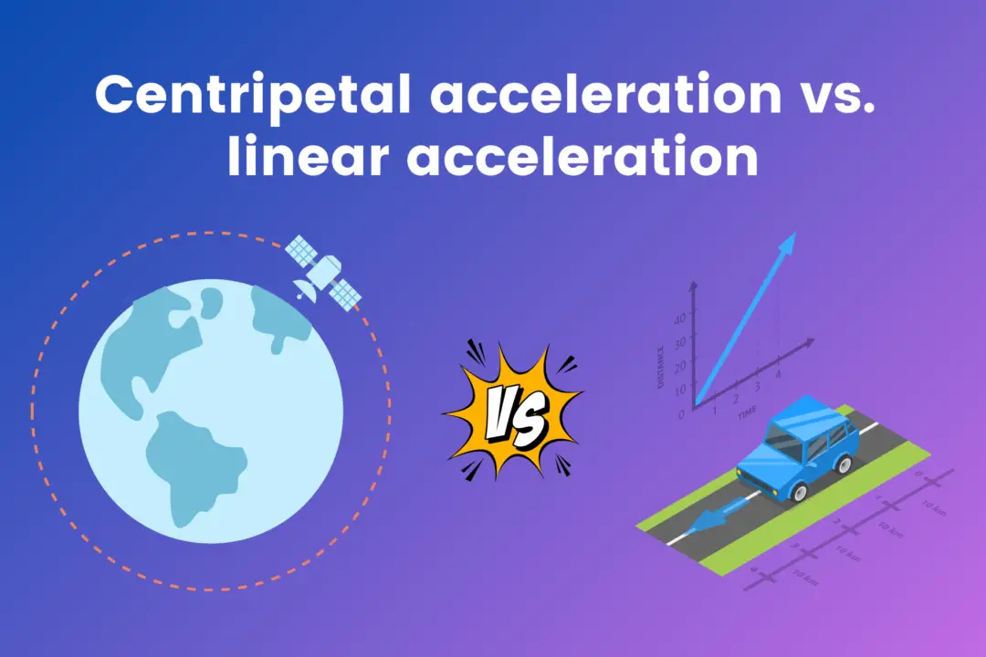 Centripetal acceleration vs. linear acceleration