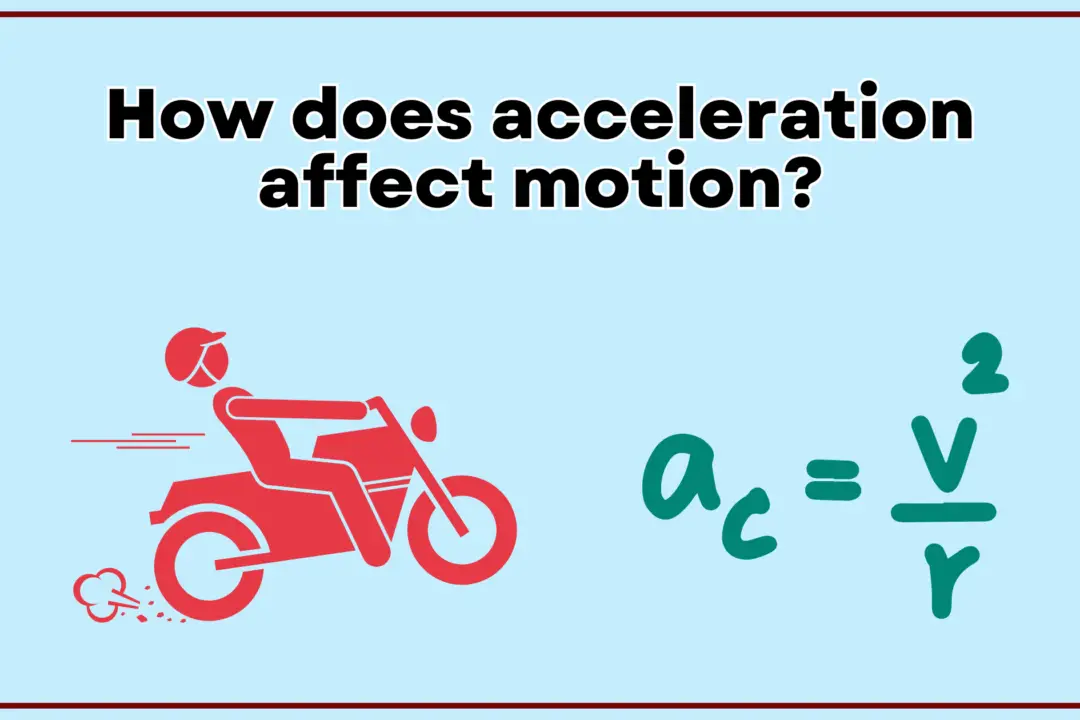 How does acceleration affect motion